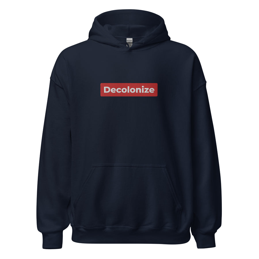 Red Label Embroidered Decolonize Hoodie