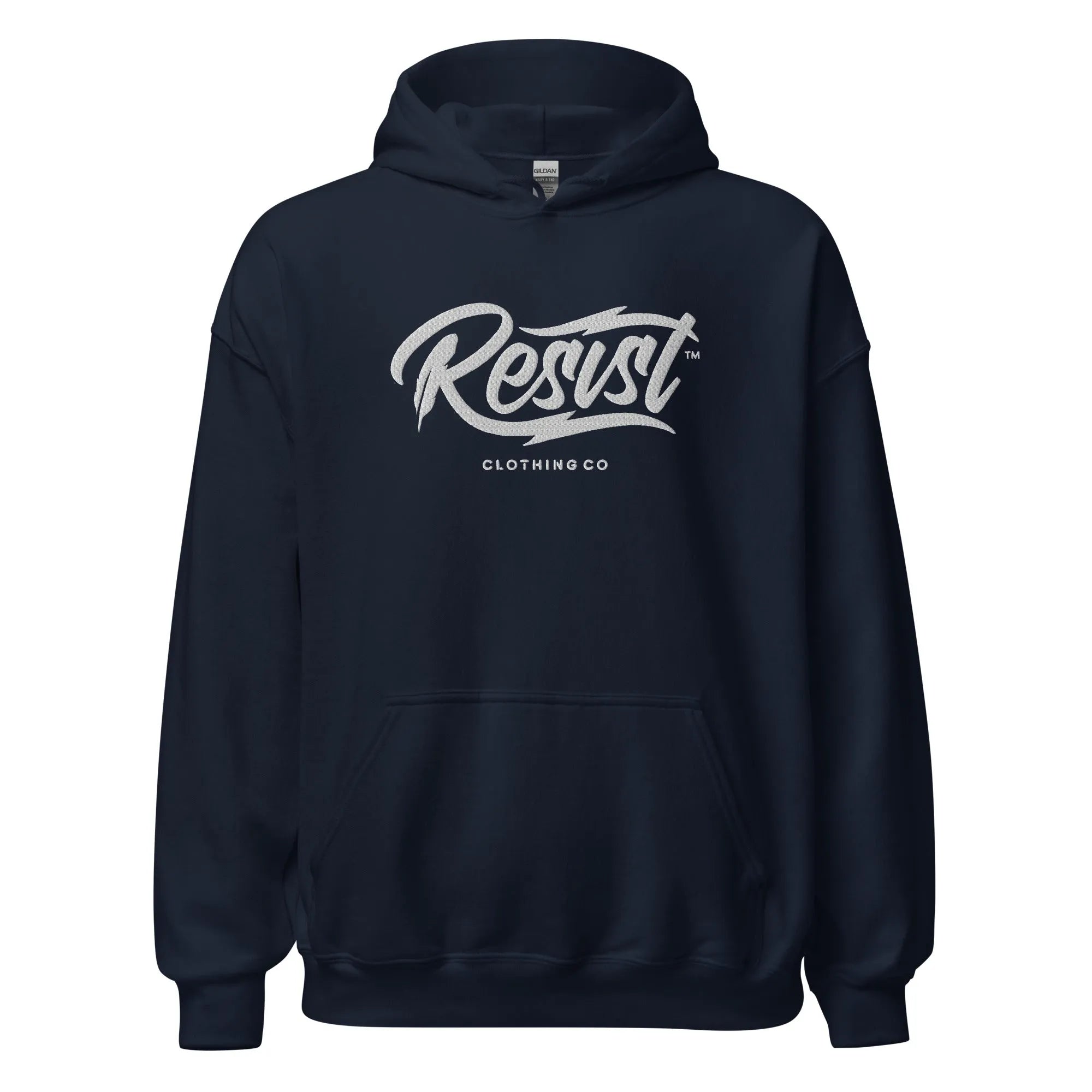 Embrodiered Resist Classic Hoodie