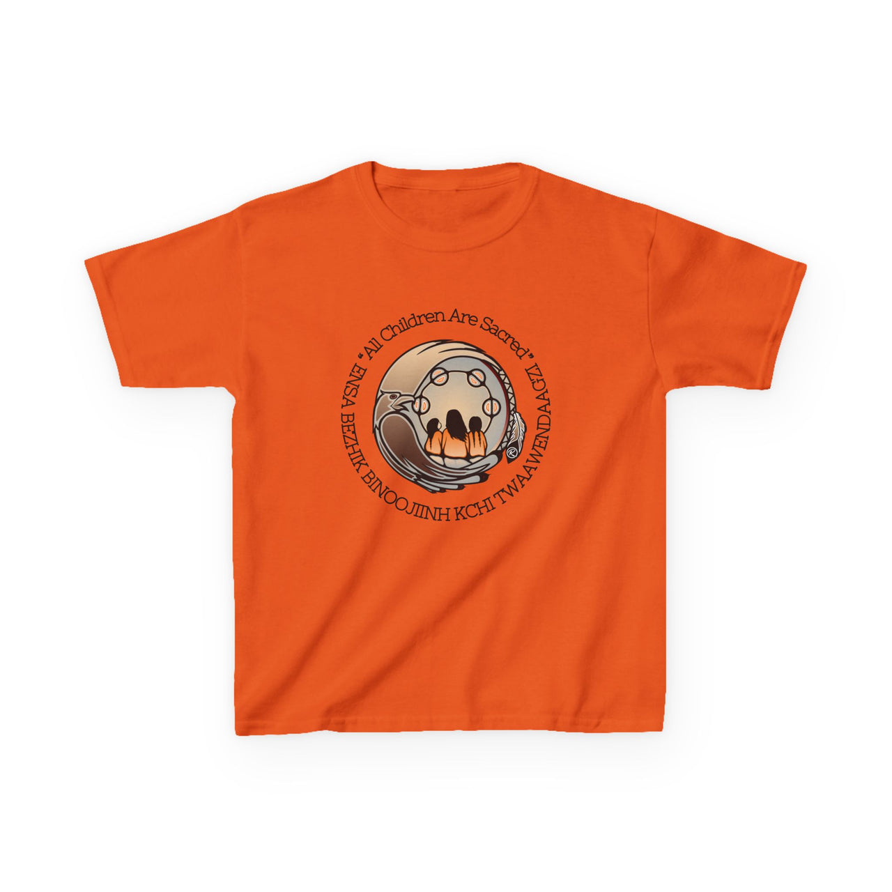 Every Child Matters Anishinaabe Binesi T-shirt (Youth-unisex)