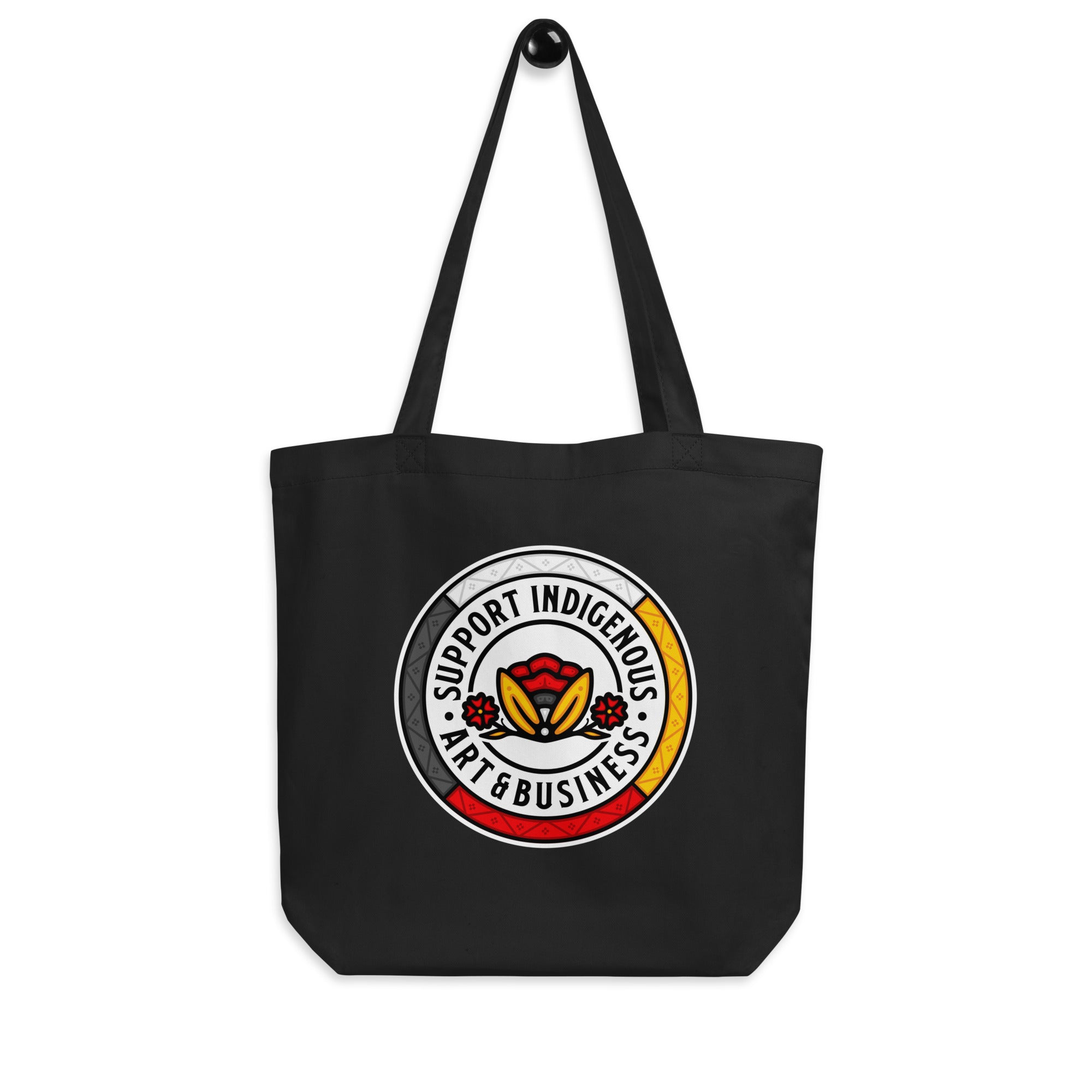 Support Indigenous Art & Business Eco Tote Bag (100% Organic Cotton)