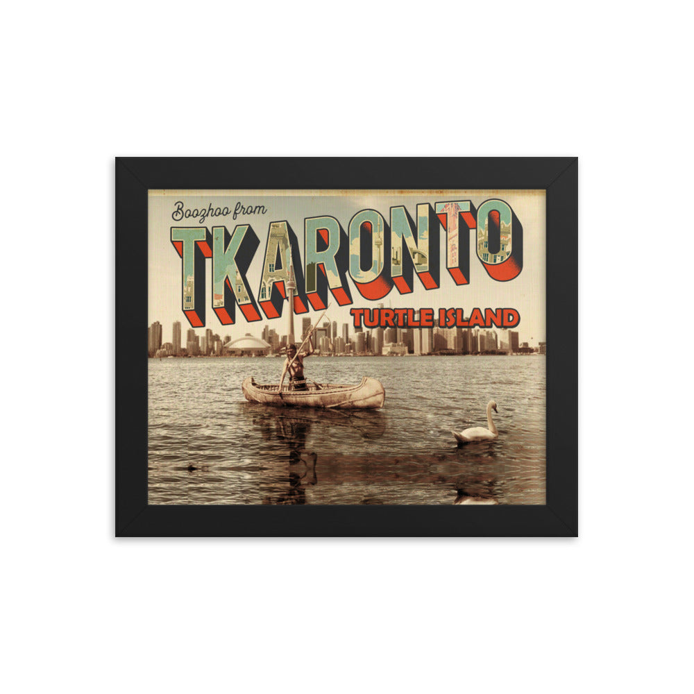 Tkaronto Postcard Framed Print (8x10)
