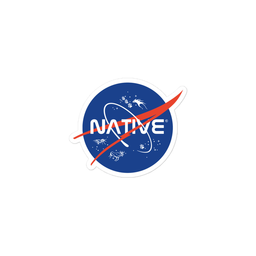 NATIVE Space Program Sticker