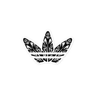 Tri-feather Sticker