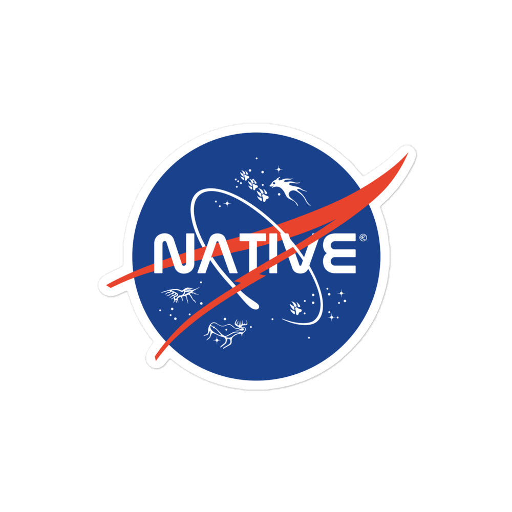 NATIVE Space Program Sticker