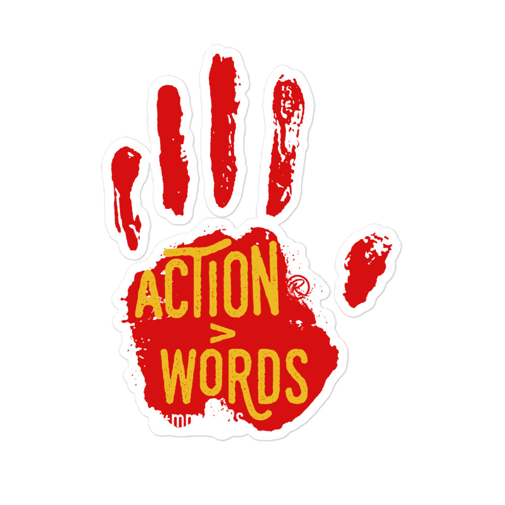 MMIW Action > Words Sticker