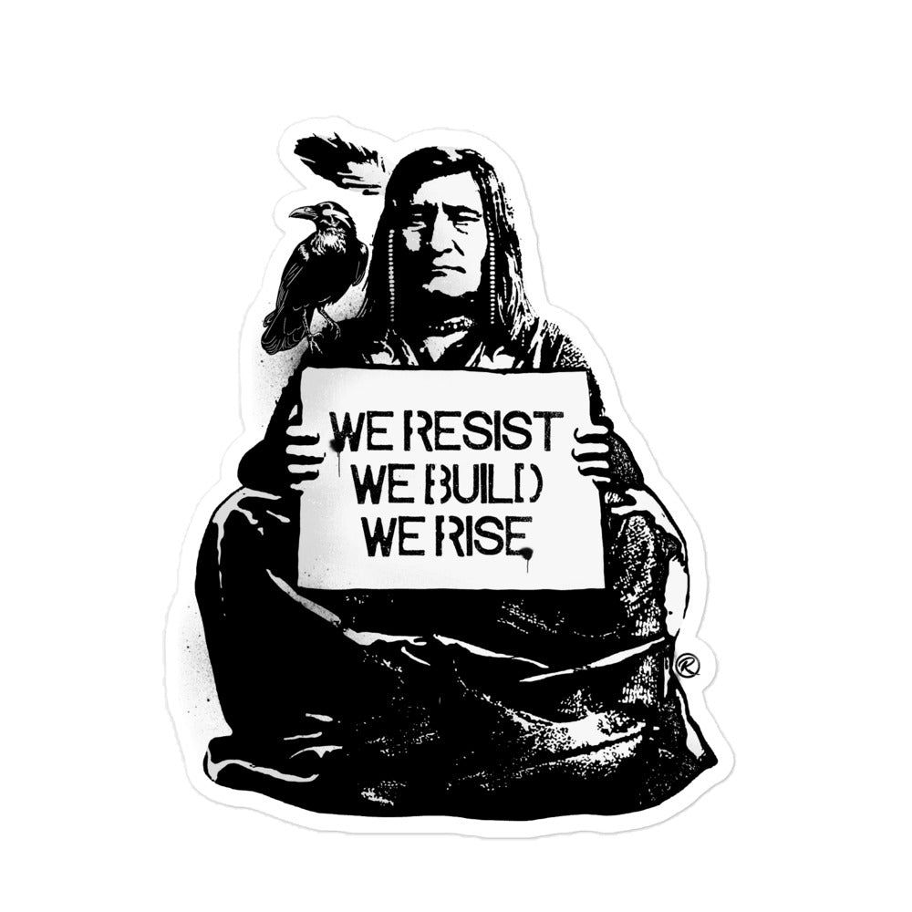 Resist, Build, Rise Sticker