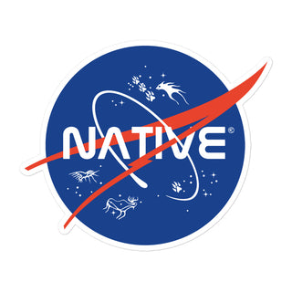 NATIVE Space Program Sticker