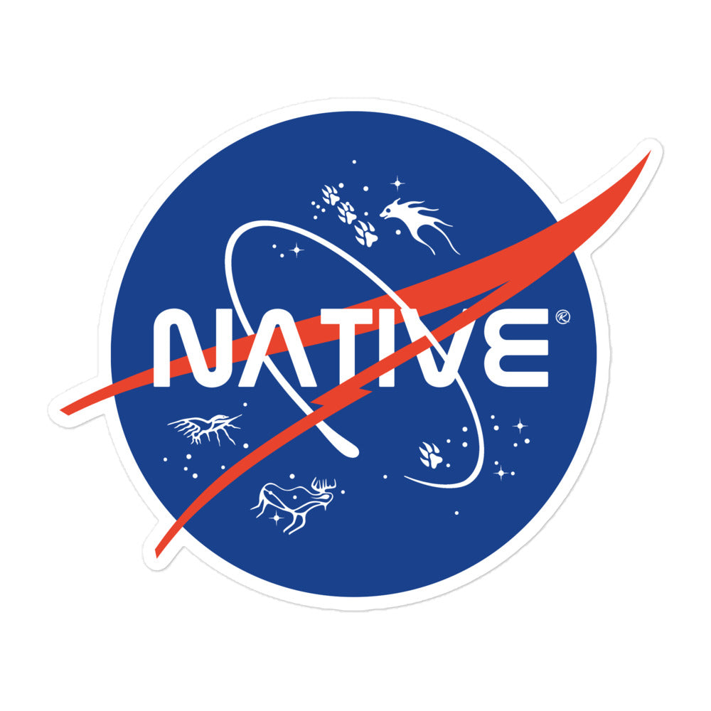 NATIVE Space Program Sticker