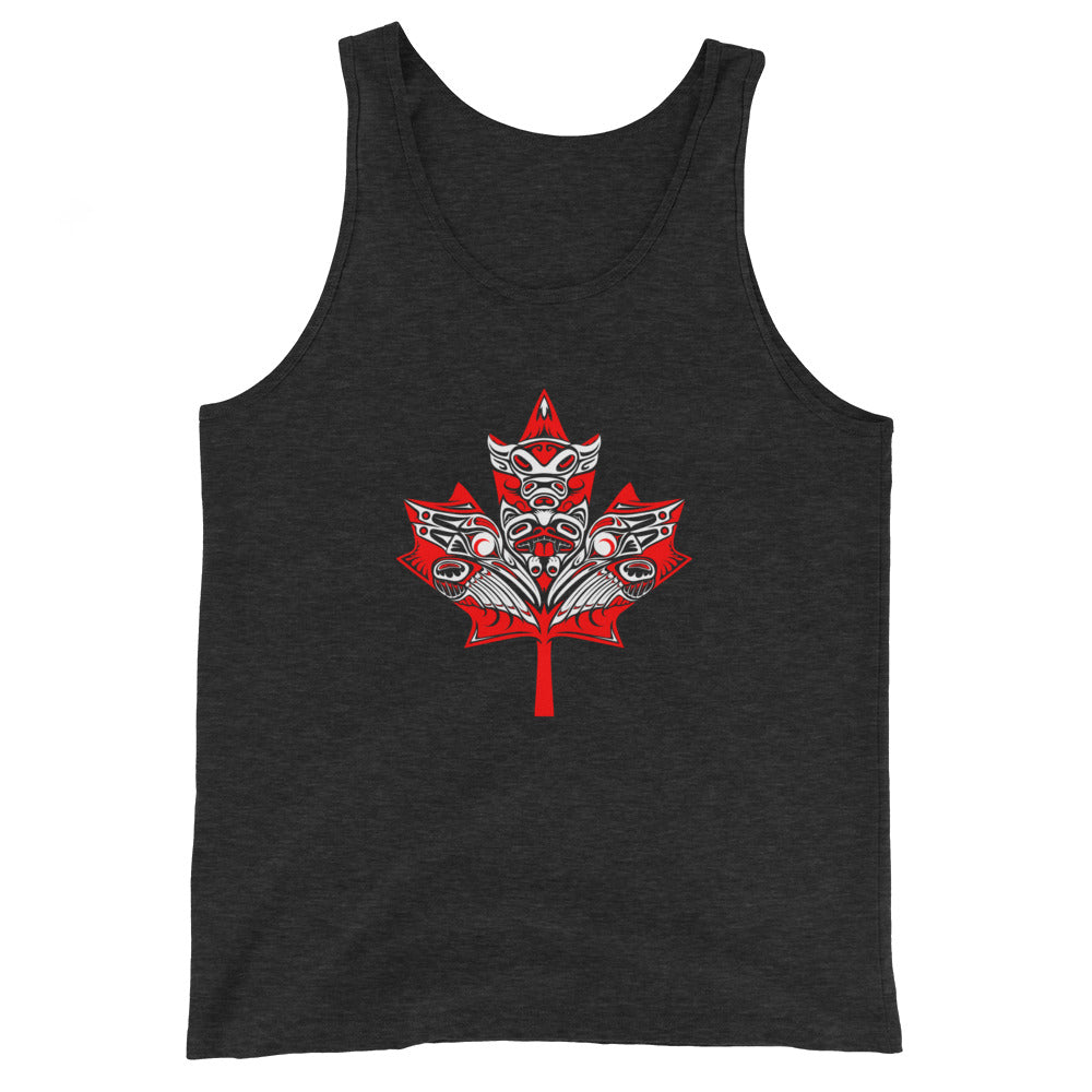 Costal Maple Leaf Tank Top (Unisex)