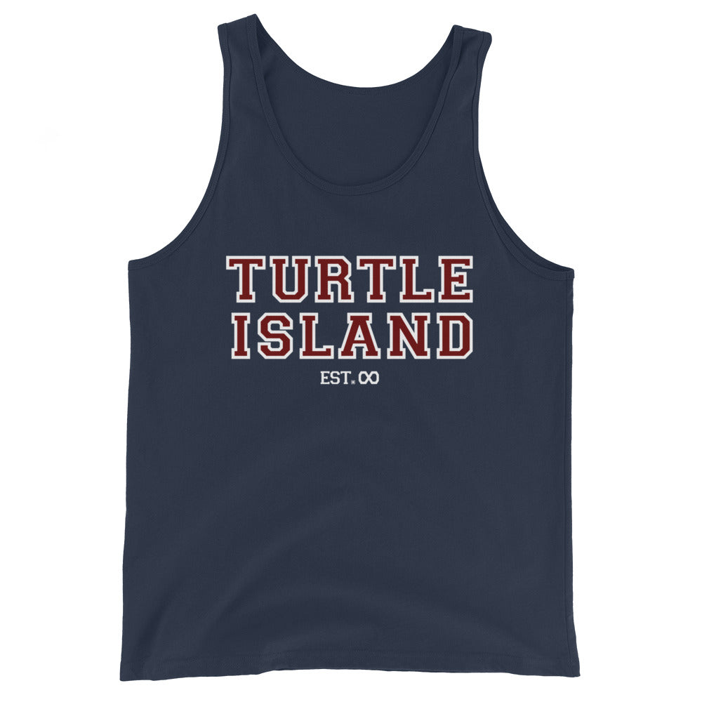 Turtle Island Varsity Print Tank Top (Unisex)