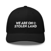 Thumbnail for We are on Stolen Land Mesh Cap