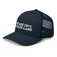 Thumbnail for We are on Stolen Land Mesh Cap