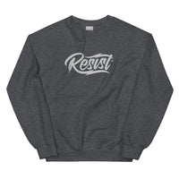 Thumbnail for Embroidered Resist Logo Simple Sweatshirt