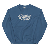 Thumbnail for Embroidered Resist Logo Simple Sweatshirt