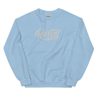 Thumbnail for Embroidered Resist Logo Simple Sweatshirt