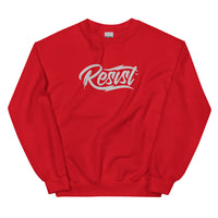 Thumbnail for Embroidered Resist Logo Simple Sweatshirt