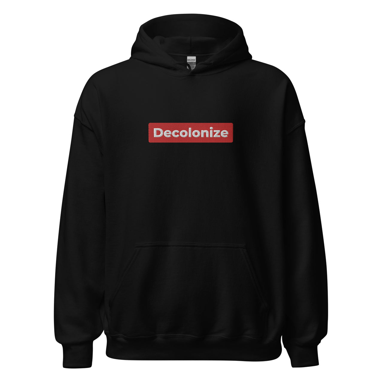 Red Label Embroidered Decolonize Hoodie