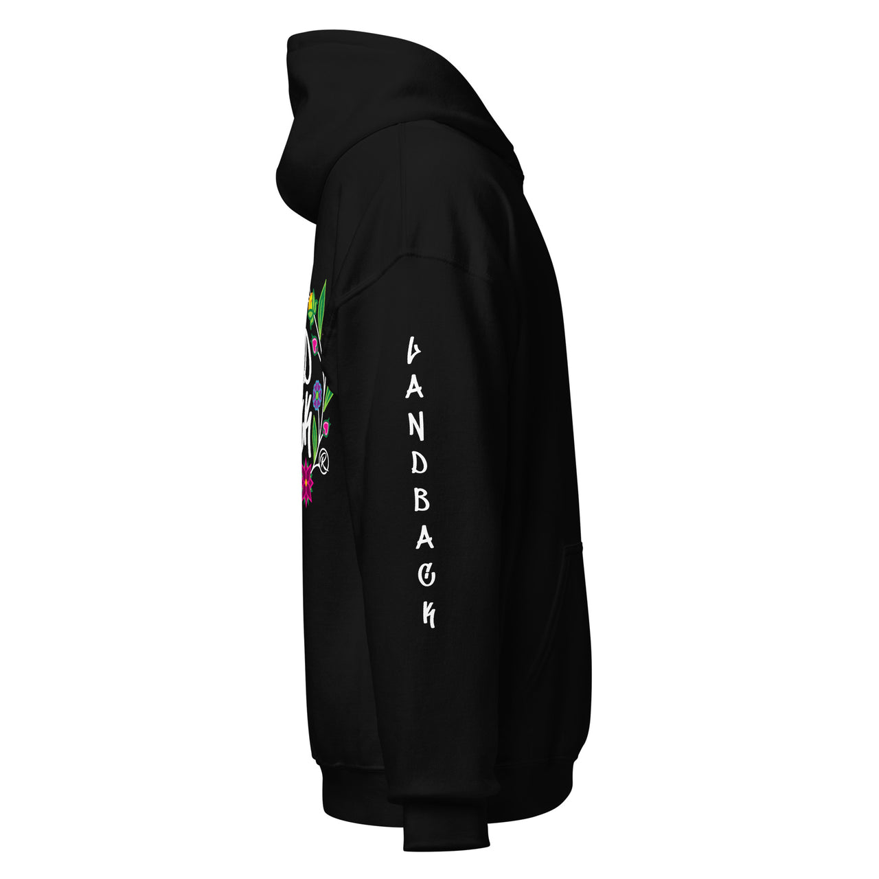 #LandBack Premium Ojibwe Floral Hoodie