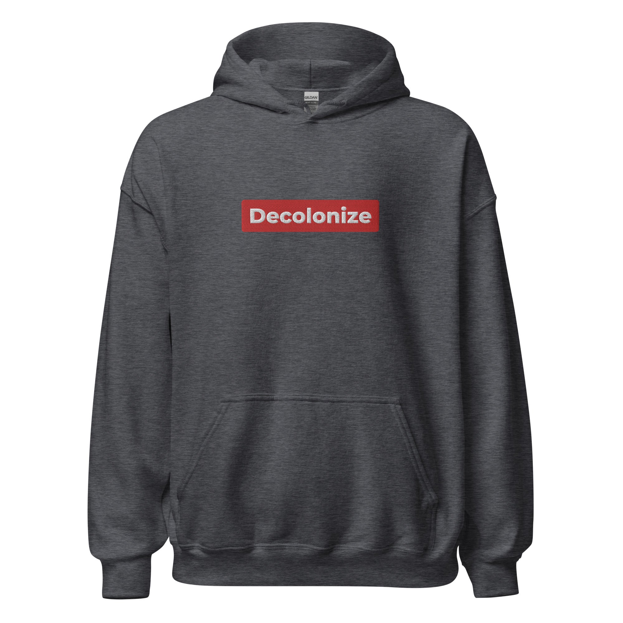 Red Label Embroidered Decolonize Hoodie