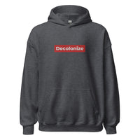 Thumbnail for Red Label Embroidered Decolonize Hoodie