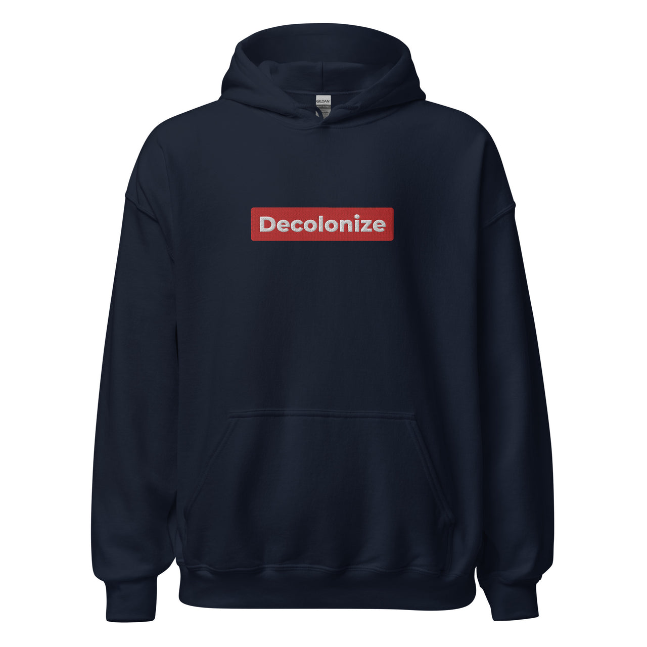 Red Label Embroidered Decolonize Hoodie