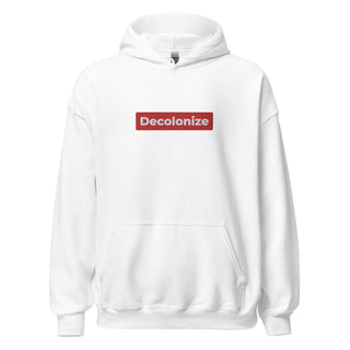 Red Label Embroidered Decolonize Hoodie