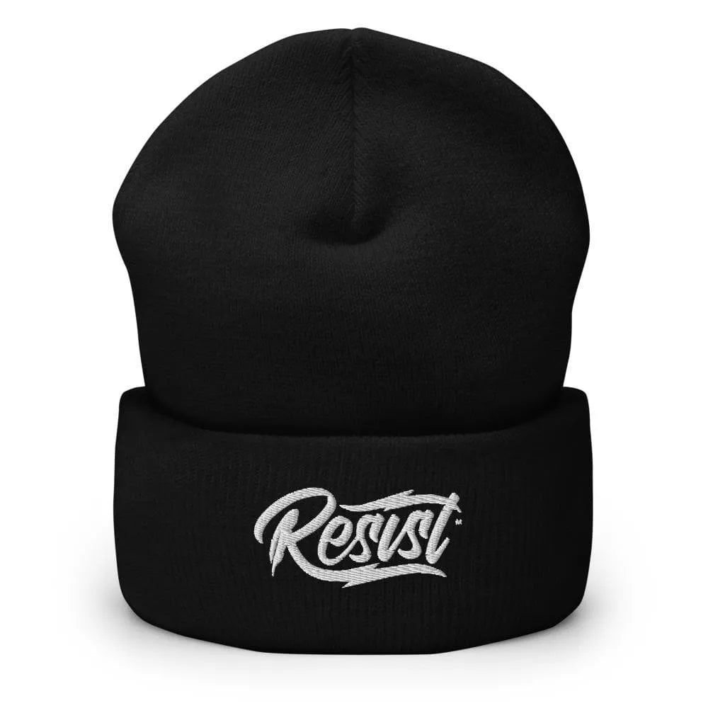 Embroidered RESIST Cuffed Beanie