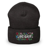 Thumbnail for LandBack Floral Cuffed Beanie