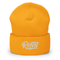 Thumbnail for Embroidered RESIST Cuffed Beanie