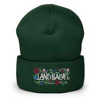 Thumbnail for LandBack Floral Cuffed Beanie