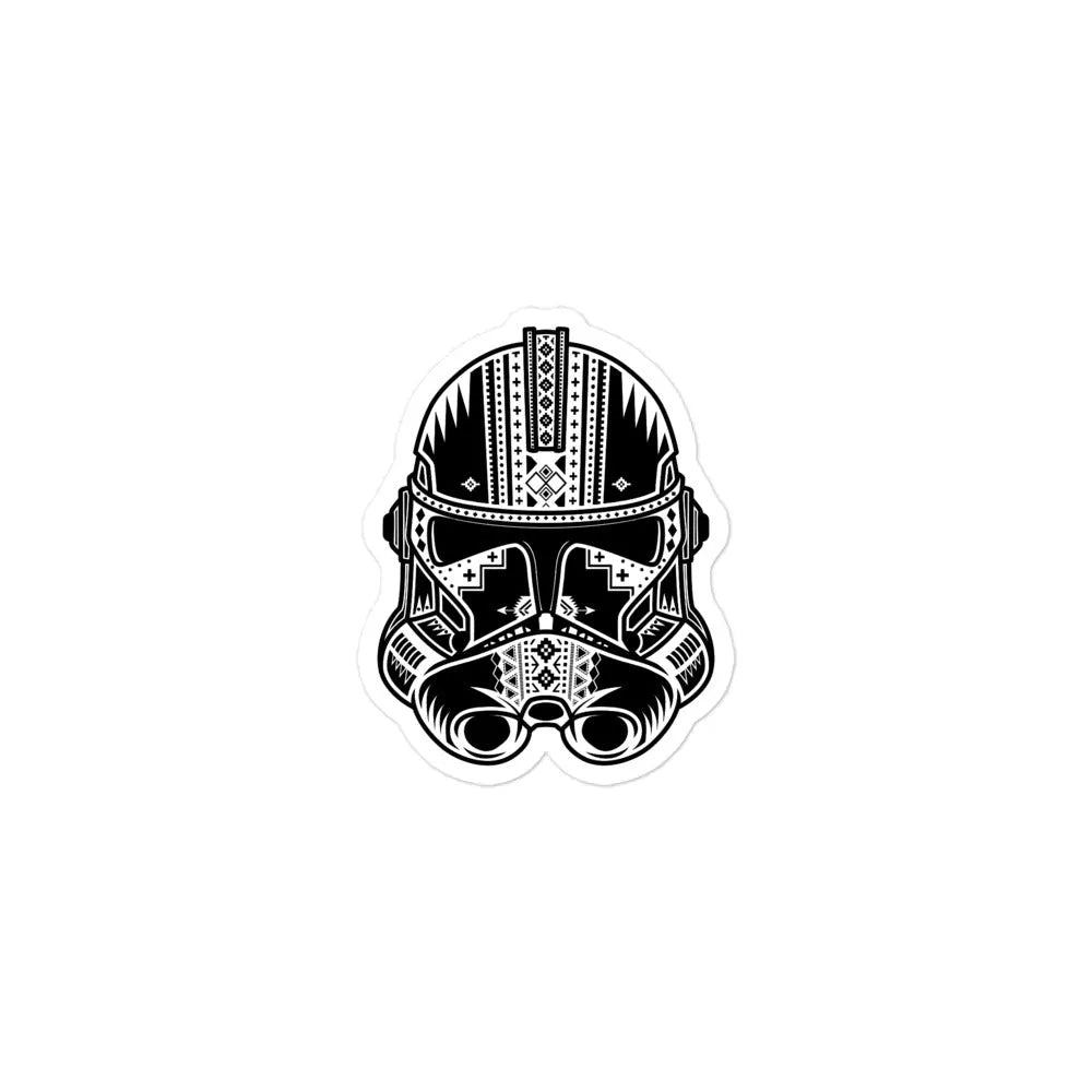 Tribal trooper Helmet Sticker