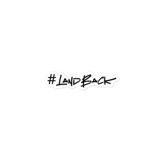 #Landback Sticker