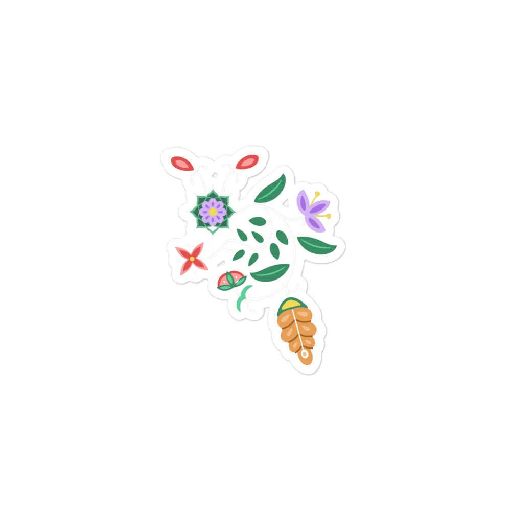 Ojib Floral Sticker