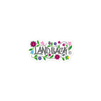 Thumbnail for LandBack Floral Sticker (horizontal)