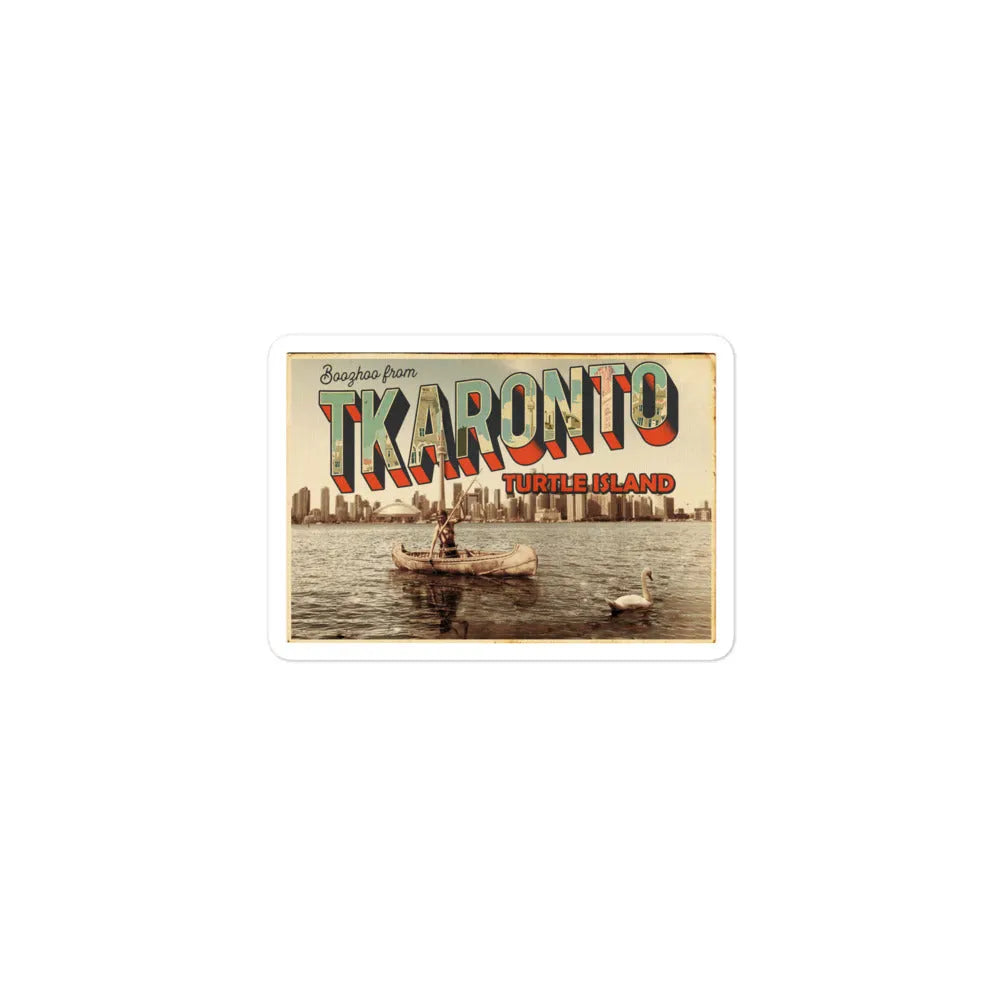 Tkaronto Postcard Sticker