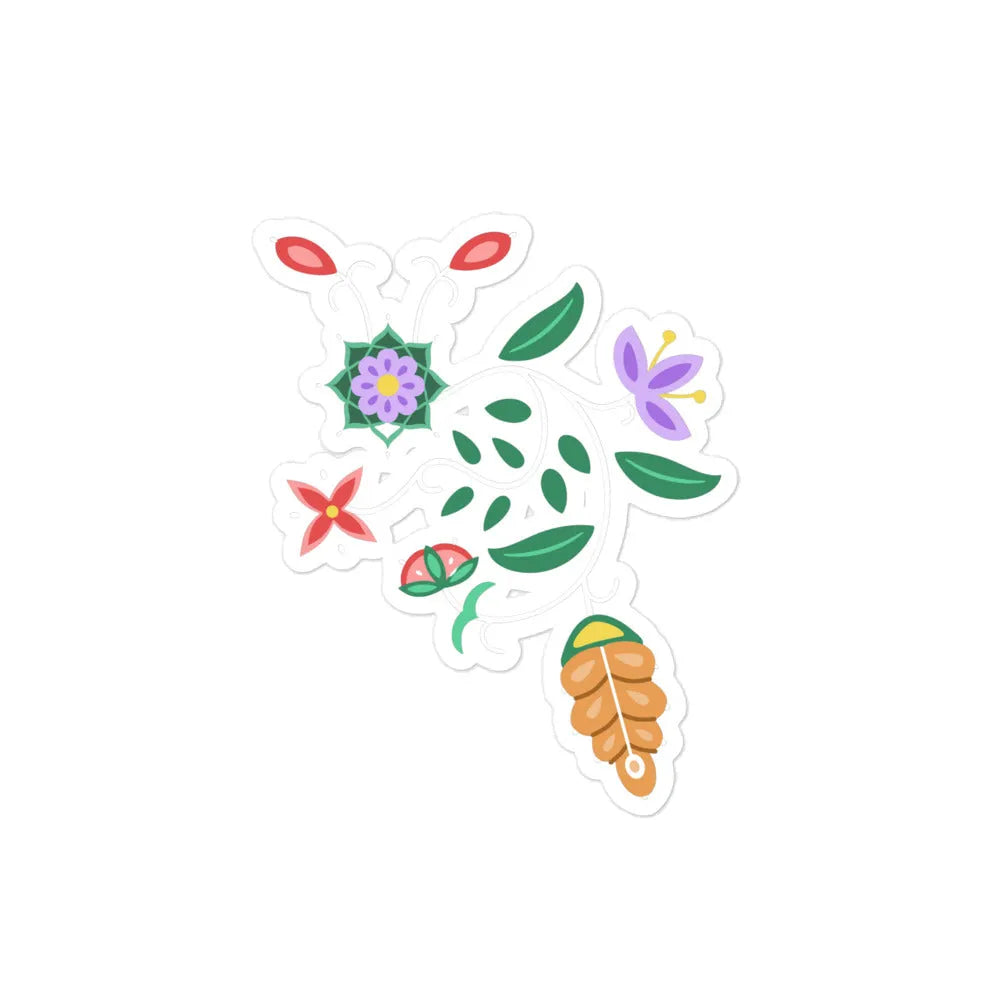 Ojib Floral Sticker