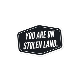 STOLEN LAND Sticker
