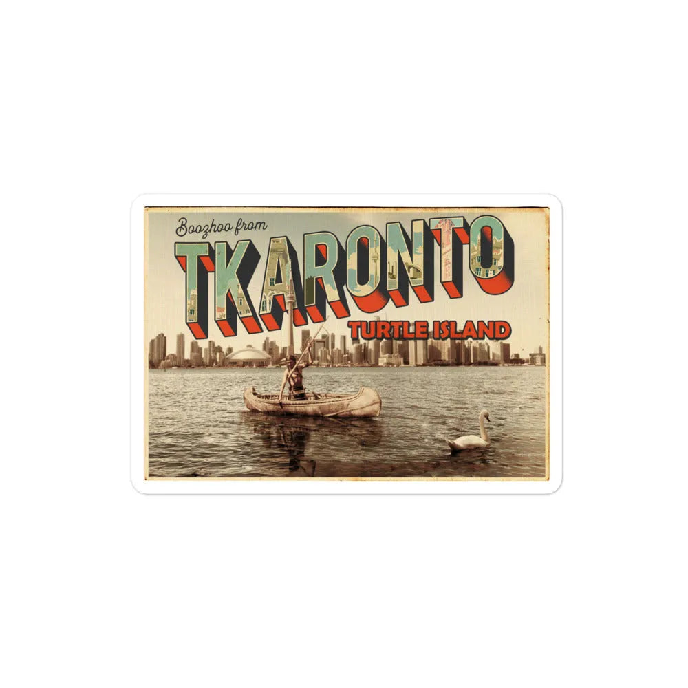 Tkaronto Postcard Sticker