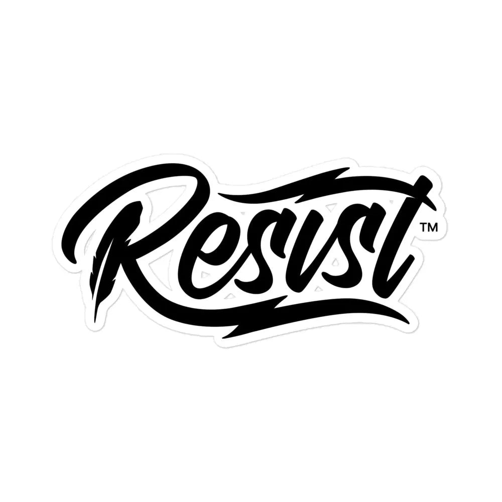 RESIST Logo sticker