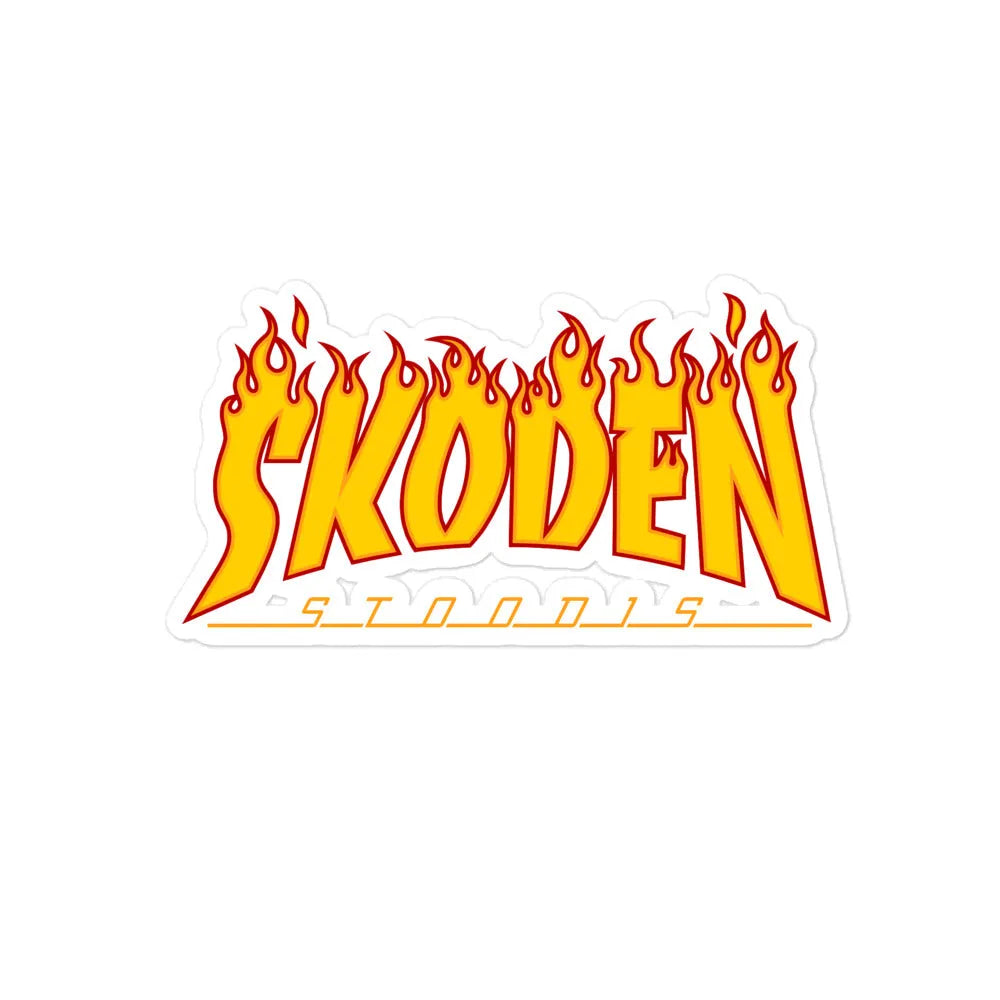 SKODEN Fire Sticker