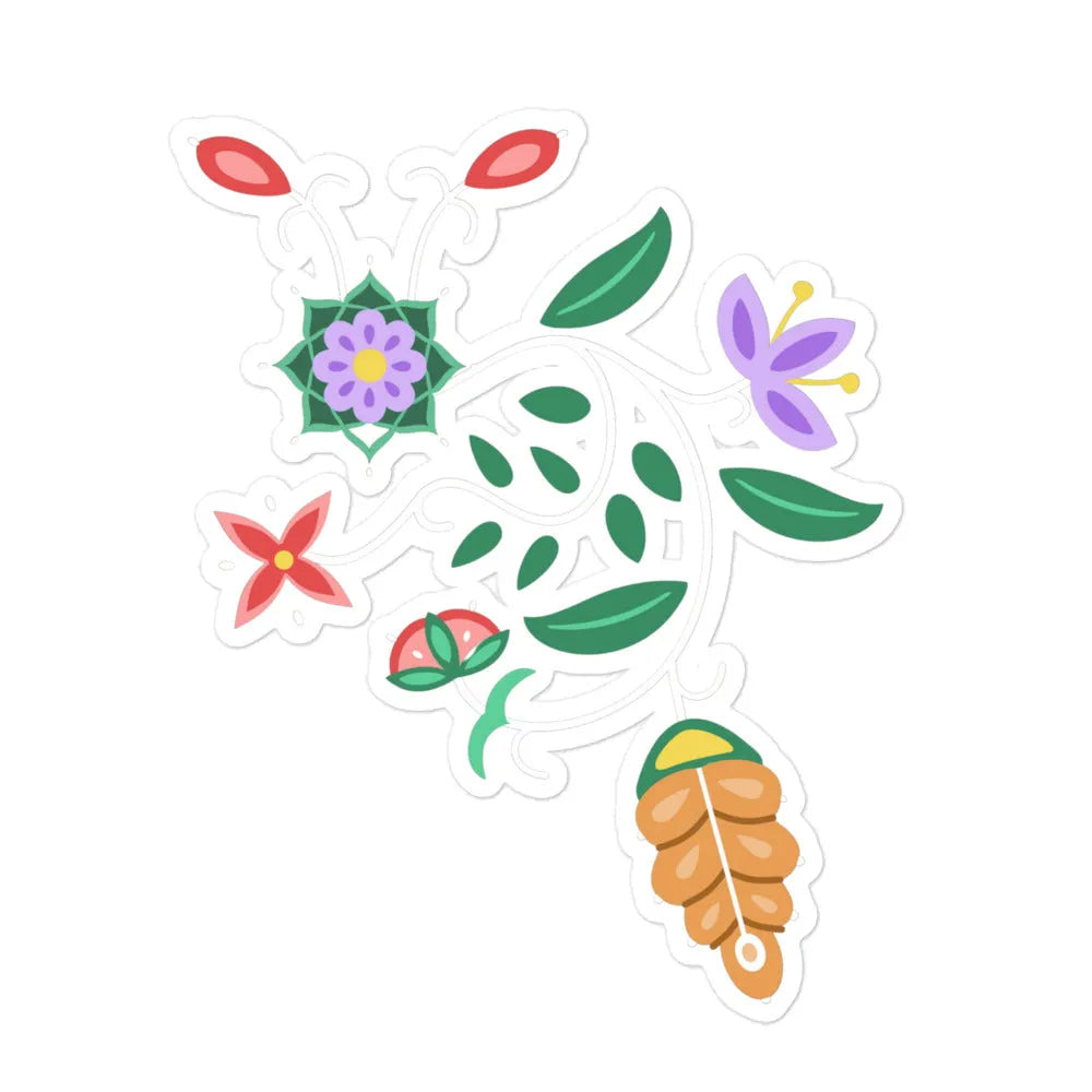 Ojib Floral Sticker