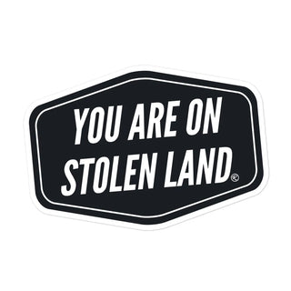 STOLEN LAND Sticker
