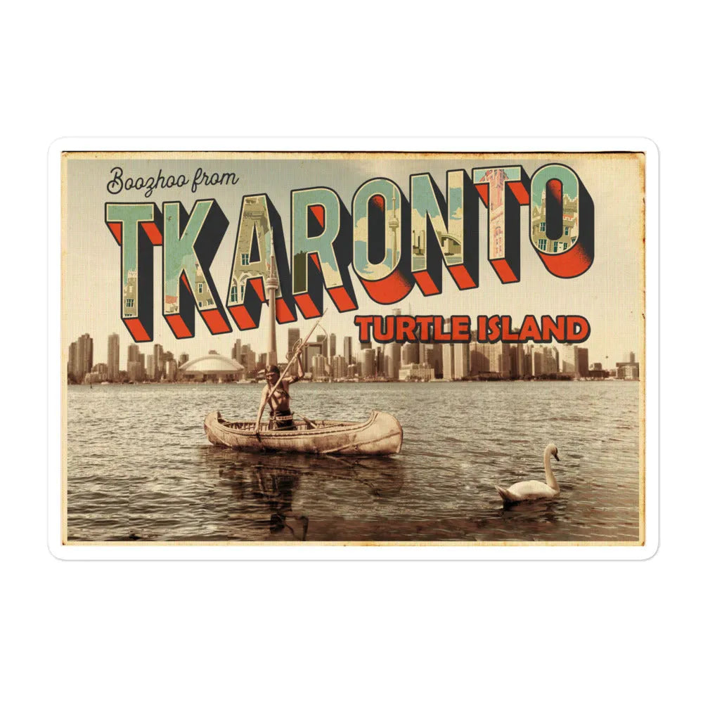 Tkaronto Postcard Sticker