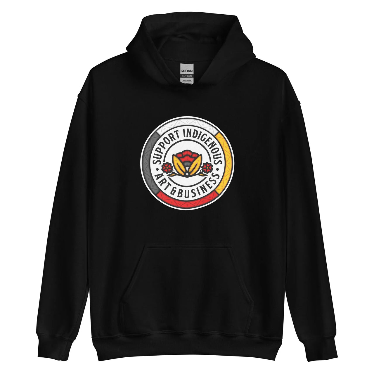 Support Indigenous Art & Business Hoodie (unisex)