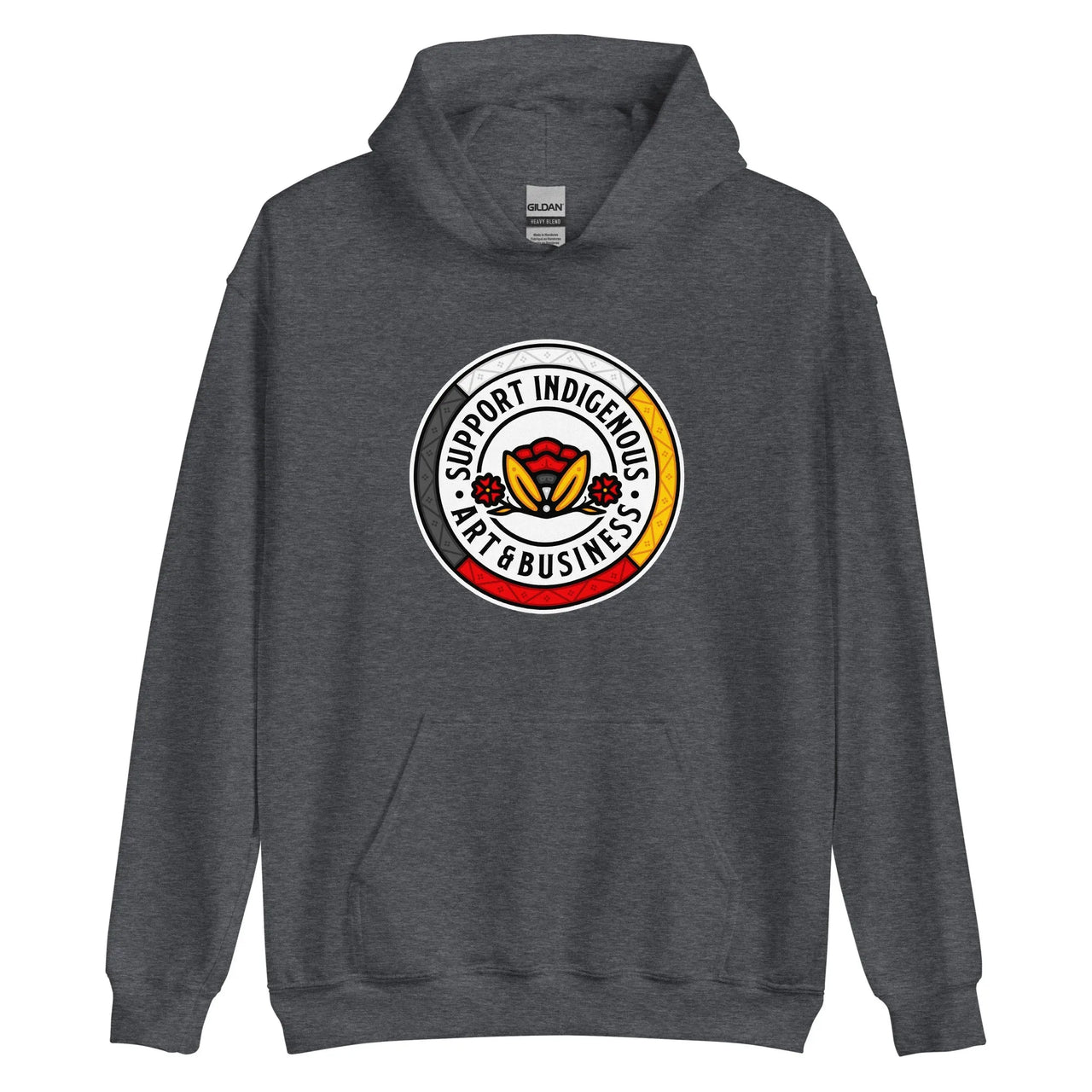 Support Indigenous Art & Business Hoodie (unisex)