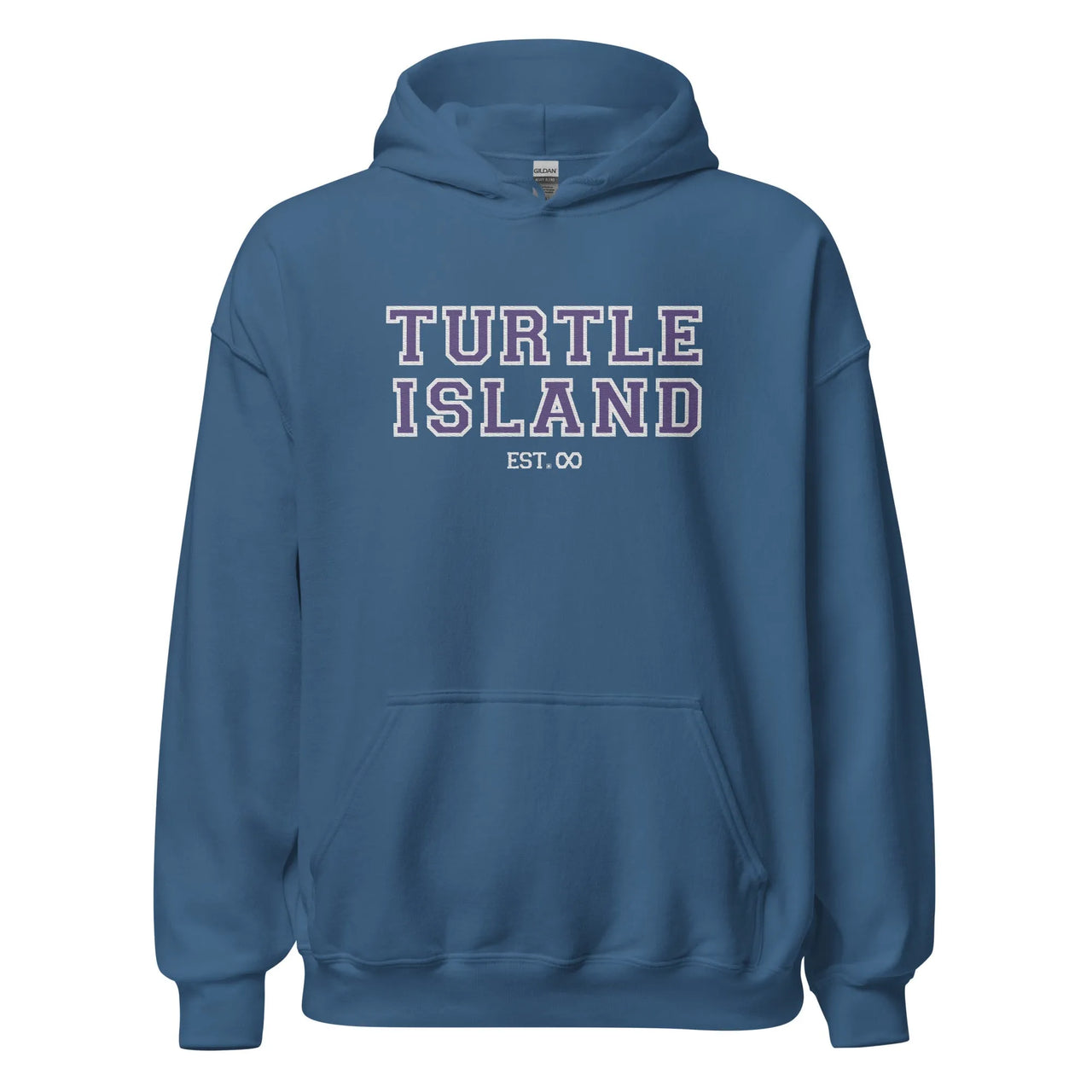 Turtle Island Embroidered Varsity Colourway Hoodie