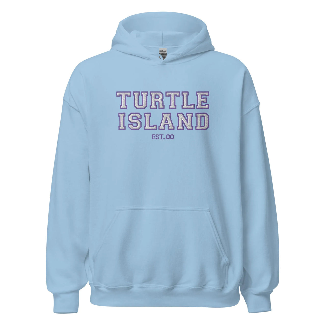 Turtle Island Embroidered Varsity Colourway Hoodie