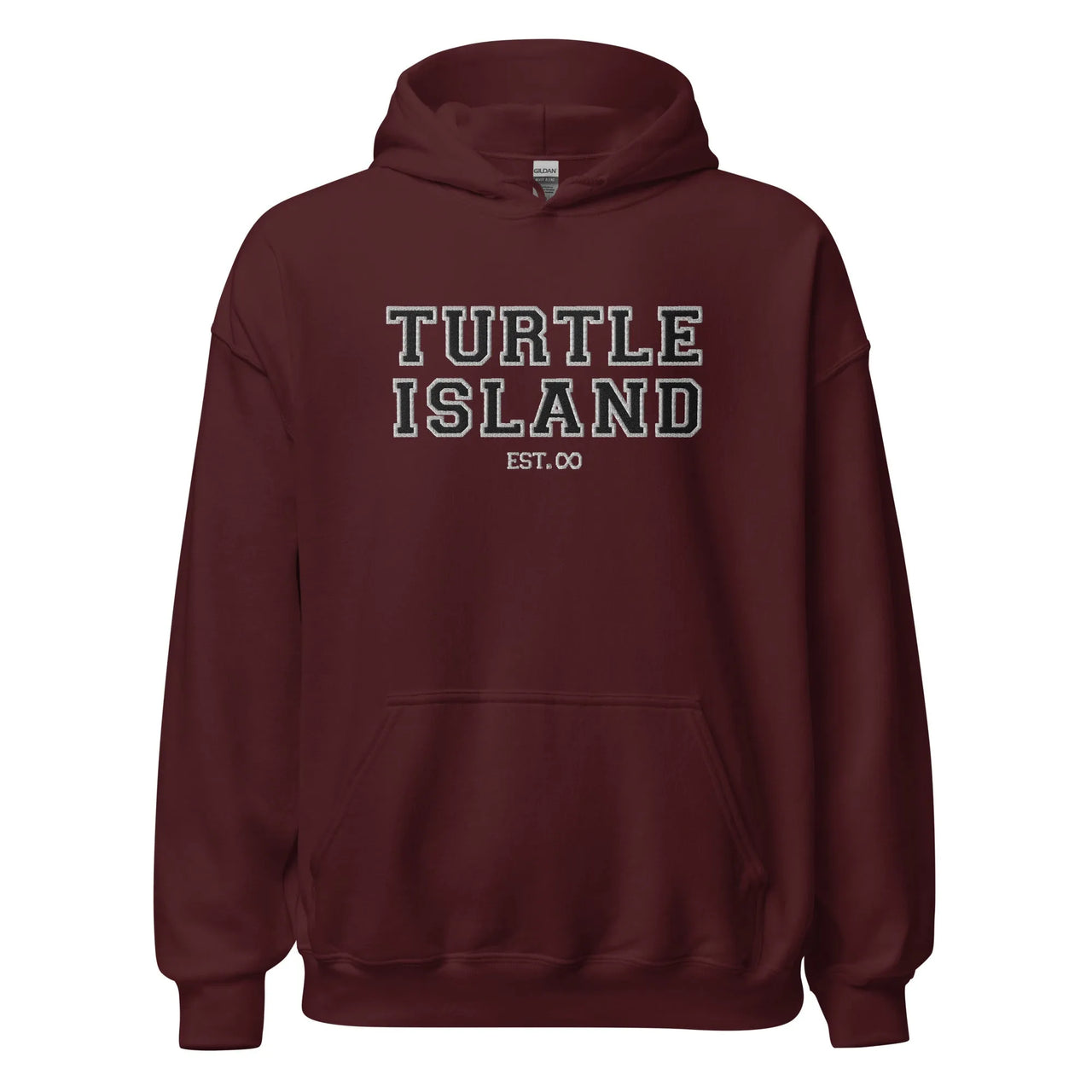 Turtle Island Embroidered Varsity Colourway Hoodie