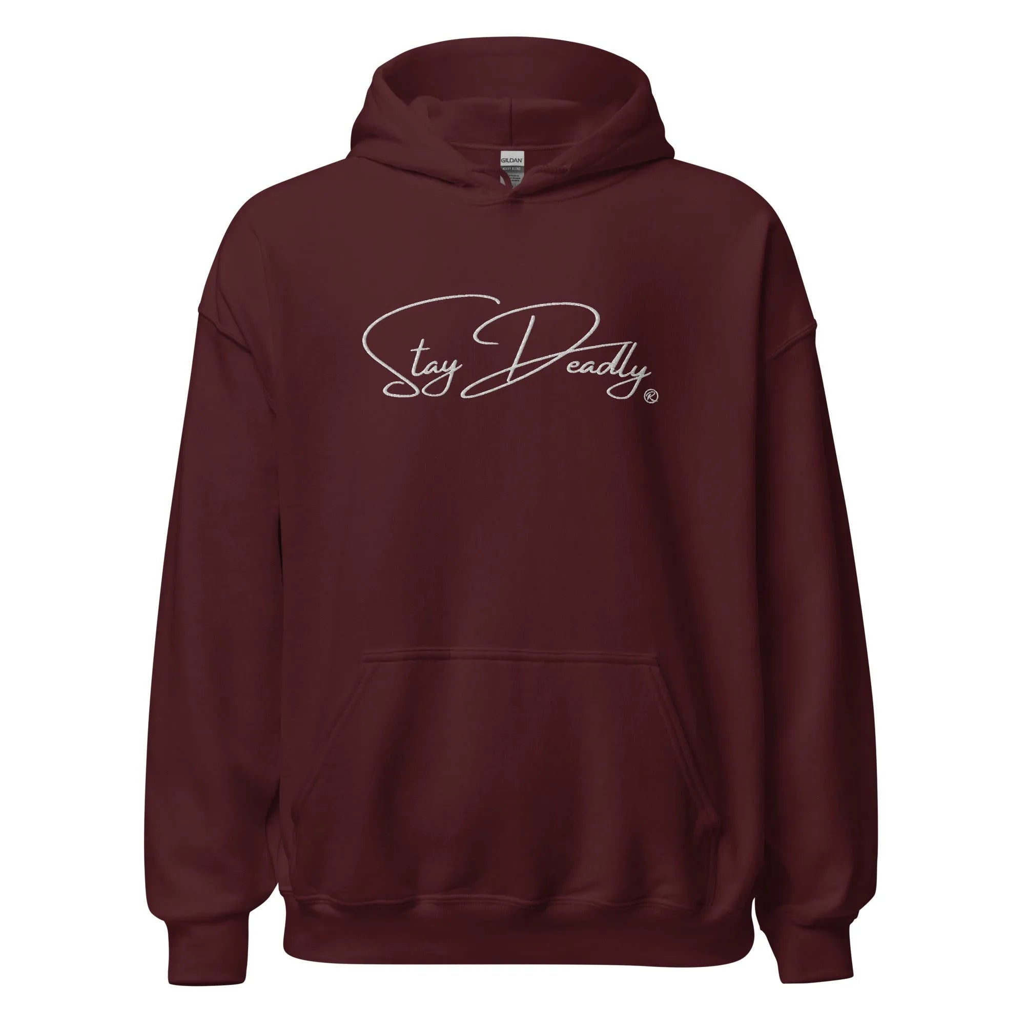 Embroidered Stay Deadly Hoodie