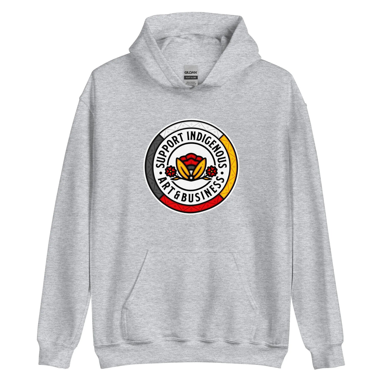 Support Indigenous Art & Business Hoodie (unisex)